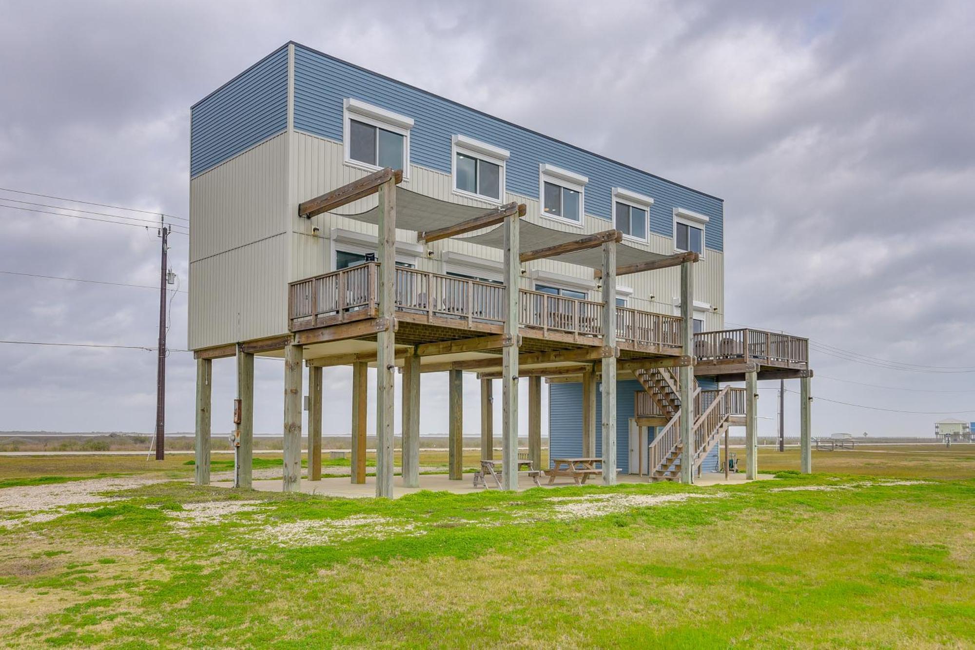 Ocean-View Surfside Home With Boardwalk To Beach! Серфсайд-Біч Екстер'єр фото